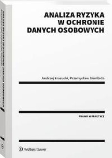 The cover of the book titled: Analiza ryzyka w ochronie danych osobowych