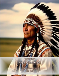 The cover of the book titled: Rapir i tomahawk. Cykl: Ród Rodriganda, t. VIII