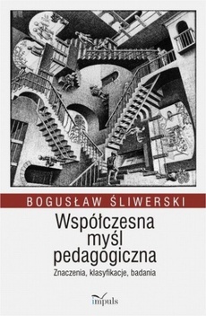 Обложка книги под заглавием:Współczesna myśl pedagogiczna Znaczenia, klasyfikacje, badania