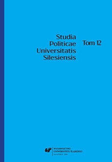 The cover of the book titled: Studia Politicae Universitatis Silesiensis. T. 12