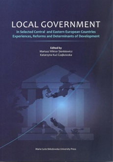 The cover of the book titled: Local Government in Selected Central and Eastern European Countries
