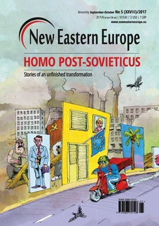 The cover of the book titled: New Eastern Europe 5/ 2017
