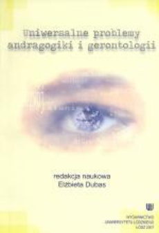 Обложка книги под заглавием:Uniwersalne problemy andragogiki i gerontologii