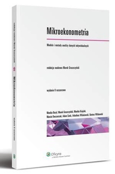 Okładka książki o tytule: Mikroekonometria. Modele i metody analizy danych indywidualnych