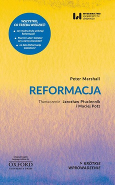 Обложка книги под заглавием:Reformacja