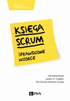 The cover of the book titled: Księga Scrum. Sprawdzone wzorce