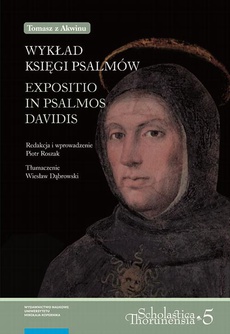 Обложка книги под заглавием:Tomasz z Akwinu. Wykład „Księgi Psalmów”