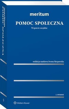 The cover of the book titled: Meritum. Pomoc społeczna