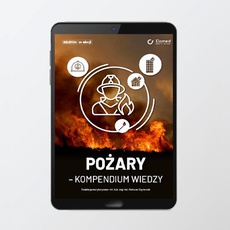 Обложка книги под заглавием:Pożary - kompendium wiedzy