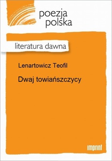 Обложка книги под заглавием:Dwaj towiańszczycy