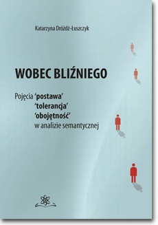 The cover of the book titled: Wobec bliźniego