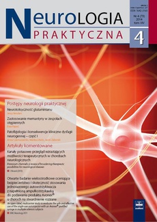 Обложка книги под заглавием:Neurologia Praktyczna 4/2014