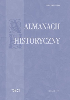 The cover of the book titled: Almanach Historyczny, t. 21