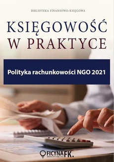 Обложка книги под заглавием:Polityka rachunkowości NGO 2021