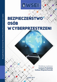 The cover of the book titled: Bezpieczeństwo osób w cyberprzestrzeni