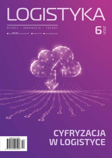 The cover of the book titled: Logistyka 6/2021