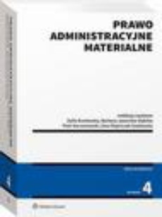 The cover of the book titled: Prawo administracyjne materialne