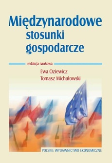 The cover of the book titled: Międzynarodowe stosunki gospodarcze