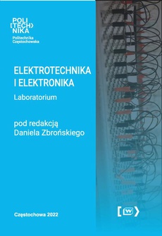 The cover of the book titled: Elektrotechnika i elektronika. Laboratorium
