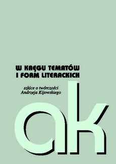The cover of the book titled: W kręgu tematów i form literackich
