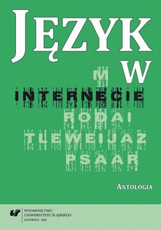 The cover of the book titled: Język w internecie