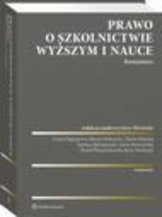 The cover of the book titled: Prawo o szkolnictwie wyższym i nauce. Komentarz