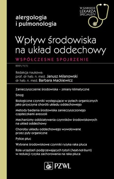 The cover of the book titled: W gabinecie lekarza specjalisty. Alergologia i pulmonologia. Wpływ środowiska na układ oddechowy