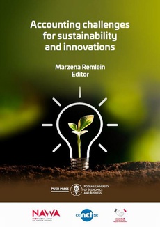 Okładka książki o tytule: Accounting challenges for sustainability and innovations