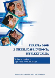 Обложка книги под заглавием:Terapia osób z niepełnosprawnością intelektualną
