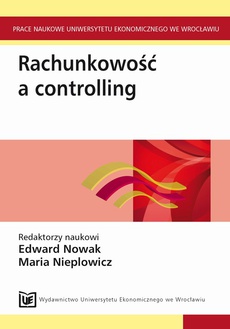 The cover of the book titled: Rachunkowość a controlling