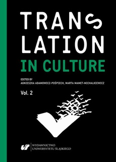 The cover of the book titled: Translation in Culture. (In)fidelity in Translation. Vol. 2