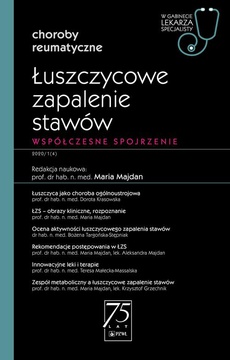 The cover of the book titled: W gabinecie lekarza specjalisty. Choroby reumatyczne. Łuszczycowe zapalenie stawów