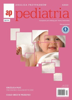 The cover of the book titled: Analiza Przypadków. Pediatria 4/2020