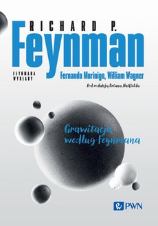 The cover of the book titled: Feynmana wykłady Grawitacja według Feynmana