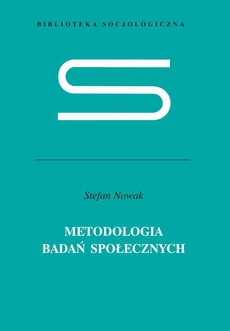 The cover of the book titled: Metodologia badań społecznych