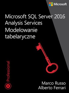 Обложка книги под заглавием:Microsoft SQL Server 2016 Analysis Services: Modelowanie tabelaryczne