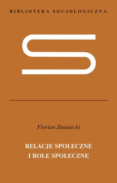 Обложка книги под заглавием:Relacje społeczne i role społeczne