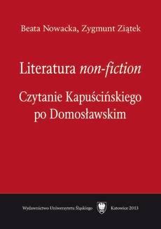 Okładka książki o tytule: Literatura „non-fiction”