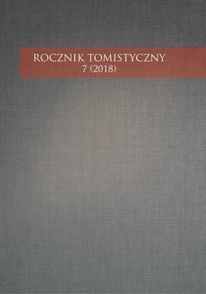 Okładka książki o tytule: Rocznik Tomistyczny 7 (2018)