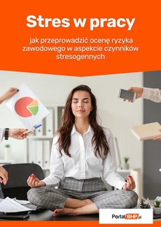 The cover of the book titled: Stres w pracy – jak przeprowadzić ocenę ryzyka zawodowego w aspekcie czynników stresogennych