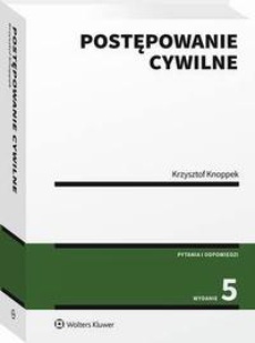 The cover of the book titled: Postępowanie cywilne