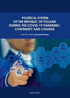 The cover of the book titled: Political System of the Republic of Poland During the COVID-19 Pandemic: Continuity and Change
