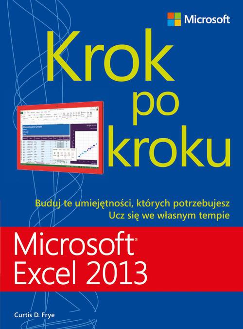 Okładka książki o tytule: Microsoft Excel 2013 Krok po kroku