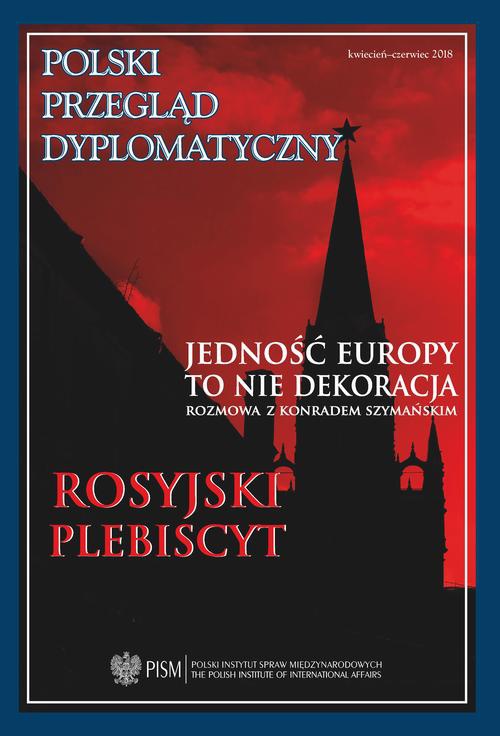 Okładka książki o tytule: Polski Przegląd Dyplomatyczny 2/2018