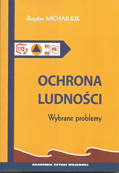 The cover of the book titled: Ochrona ludności. Wybrane problemy