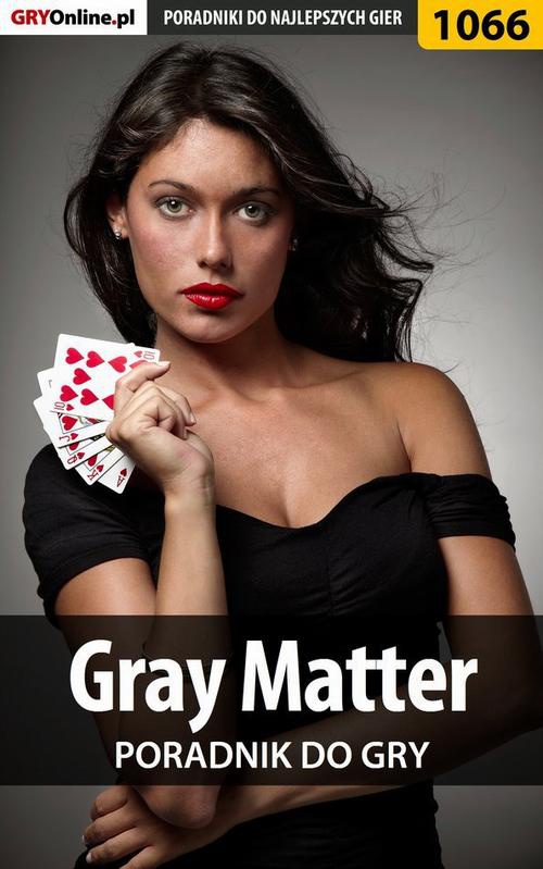 Okładka:Gray Matter - poradnik do gry 