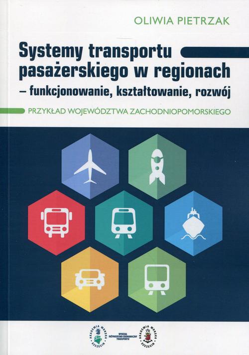 Обложка книги под заглавием:Systemy transportu pasażerskiego w regionach