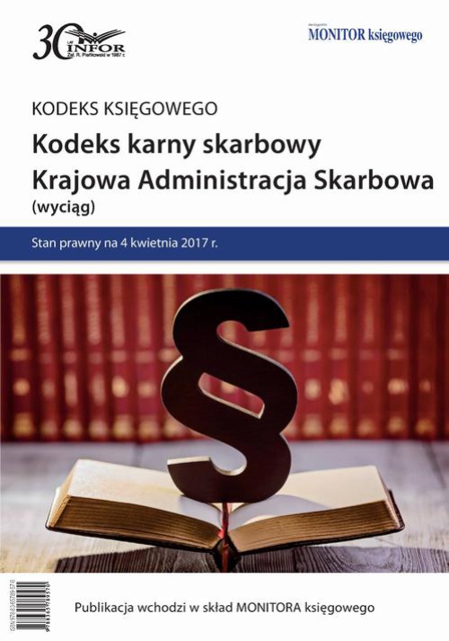 The cover of the book titled: Kodeks karny skarbowy. Krajowa Administracja Skarbowa