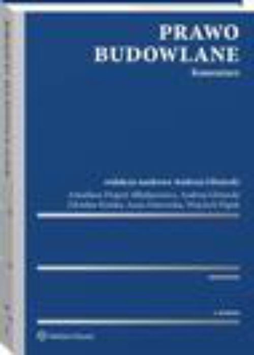 The cover of the book titled: Prawo budowlane. Komentarz
