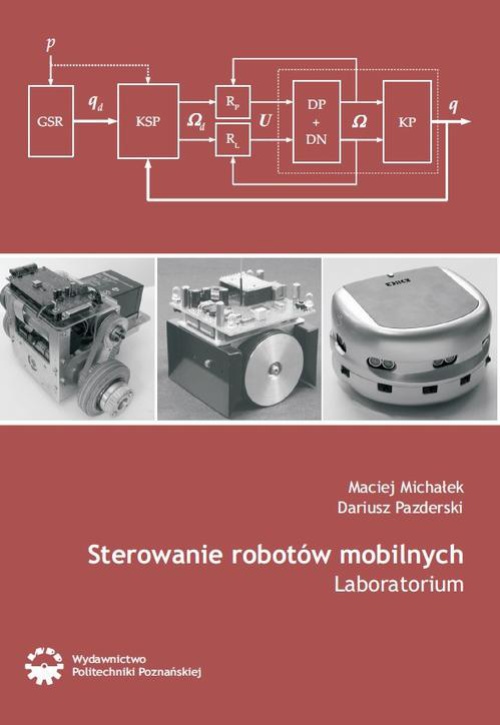 Okładka książki o tytule: Sterowanie robotów mobilnych. Laboratorium